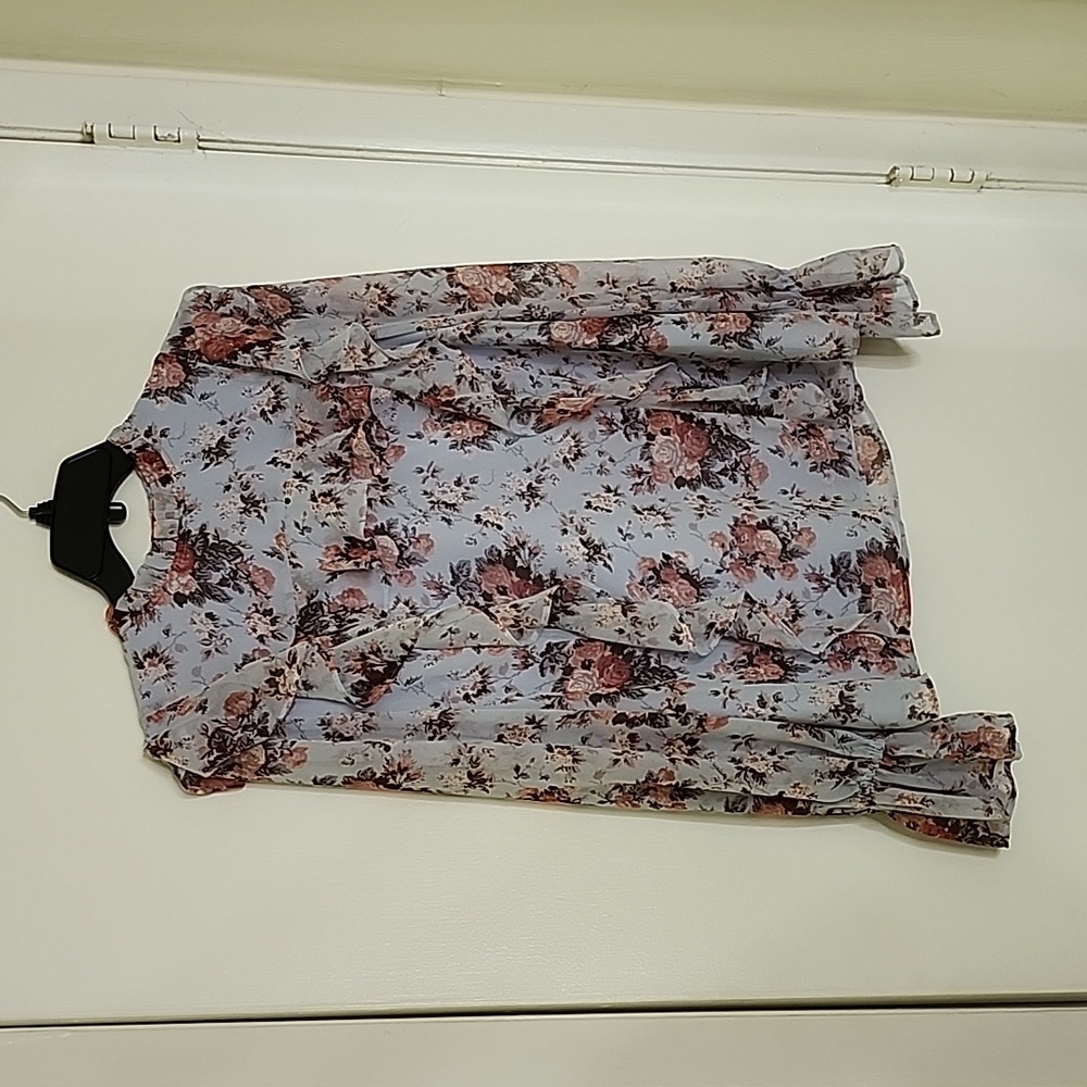 Rachel parcell floral blouse